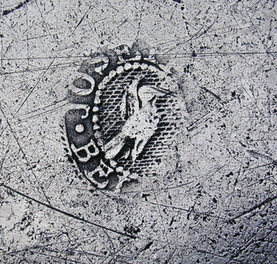 A Very Rare American Pewter Plate by Joseph Belcher