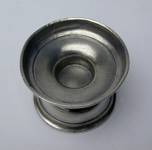 A Continental Pewter Open Salt