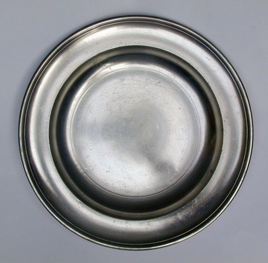   A Fine Condition Boardman Pewter Church Plate