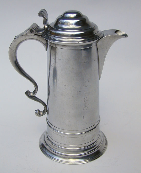 A Fine 2 Quart Boardman & Co. Pewter Flagon