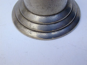 An Unmarked Pewter Caster