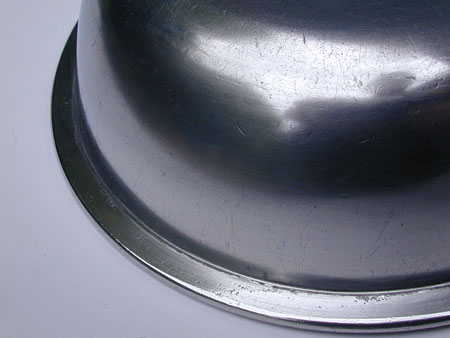 A Small Size Pewter Basin by TD & SB