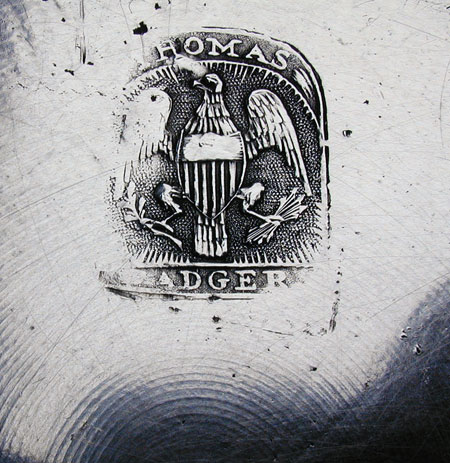 A Pristine Example of a Thomas Badger Pewter Plate