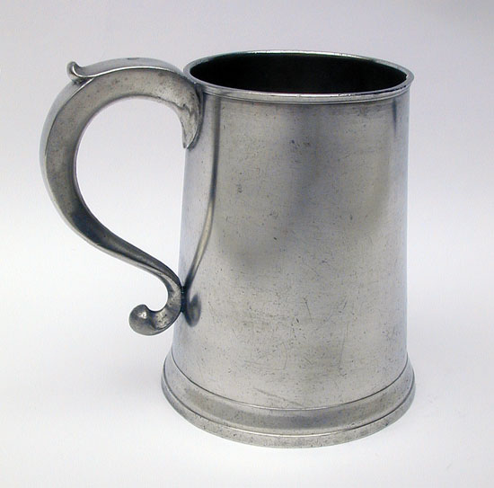 A Quart Pewter Export Mug by Robert Bush & Co