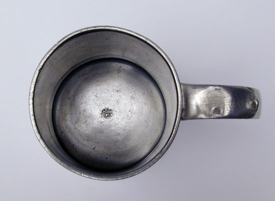 A Quart Pewter Export Mug by Robert Bush & Co