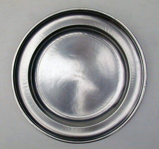 Near Mint Pewter Plate by Boardman & Hart.