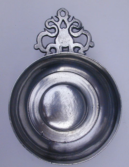 An Early Scarce Thomas D. Boardman Old English Handle Porringer