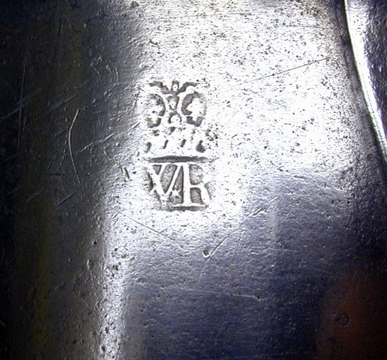 An Export Quart Taper-Sided Pewter Mug by Cornelius Swift