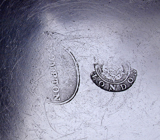 An Export Pewter Soup Plate by Thomas & Townsend Compton