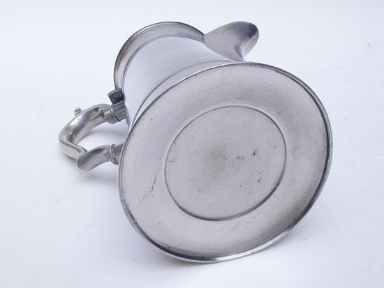 A Pewter Church Flagon by Eben Smith