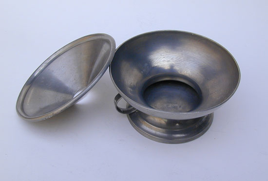 An Eben Smith Pewter Spittoon