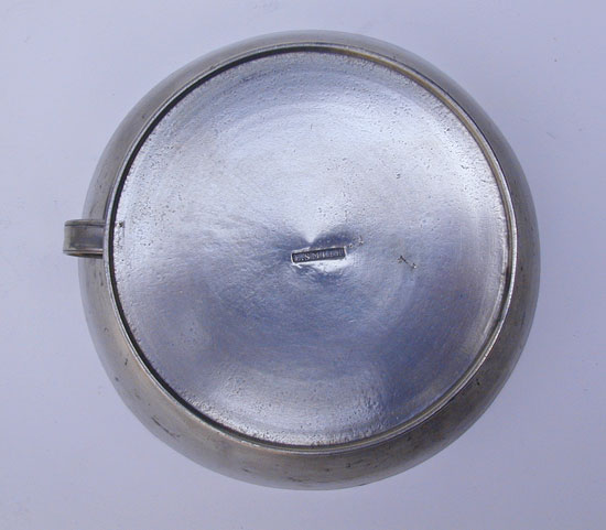 An Eben Smith Pewter Spittoon