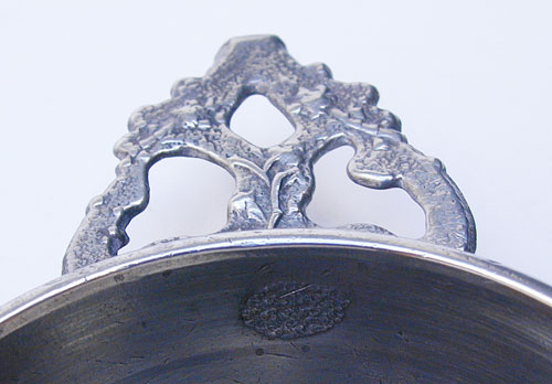 An Unmarked Pewter Taster Porringer by Richard Lee Jr.