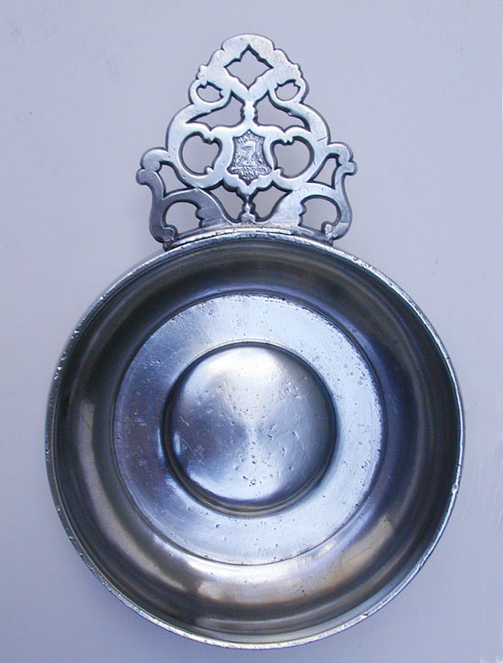 Export Pewter Porringer by Hale & Sons