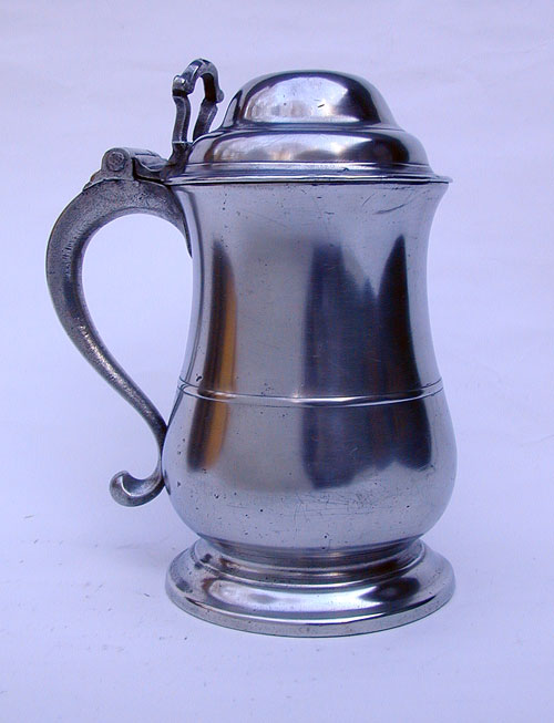 A Quart Tulip Form Tankard by Hale & Sons