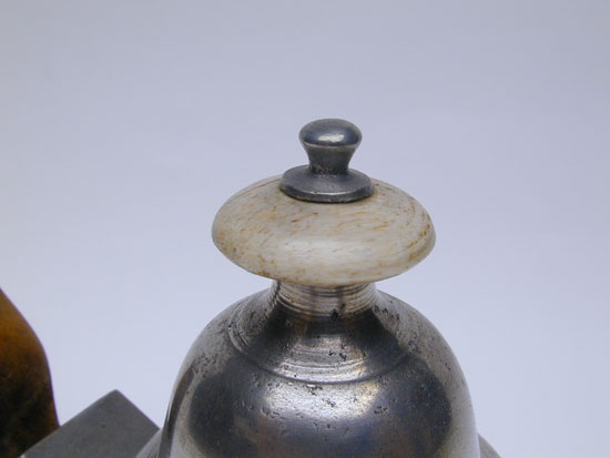 An Export Pewter Pear Form Teapot by Townsend & Compton