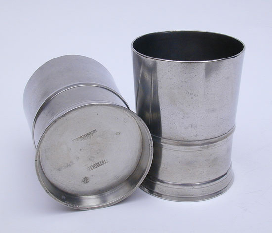 A Pair of Banded Beakers by Boardman & Hart