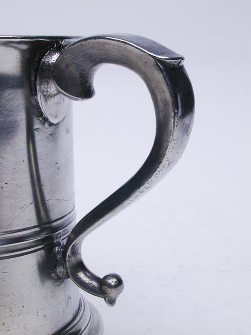 A Scottish Domestic Pint Pewter Mug by James Moyes