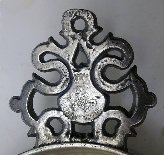 An Old English Handle Porringer by Josiah Danforth