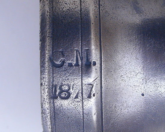 An Unmarked Boardman Pint Pewter Baluster Measure
