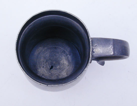 An Unmarked Boardman Pint Pewter Baluster Measure