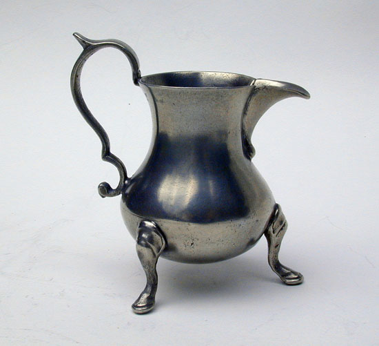 An Export Pewter Cream Pot by Henry Joseph