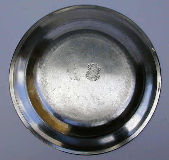 A Pewter Plate by Compton of London